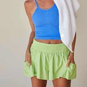 FP Movement Get Your Flirt On Shorts in Green